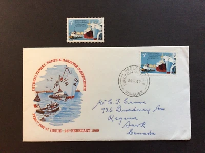 BroadviewStamps Australia #460 MNH single and FDC set. - Image 1 of 3