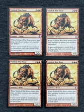 4x Vulshok War Boar | Darksteel | MTG Magic The Gathering Cards