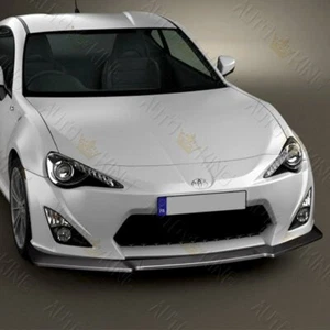 FIT 12-16 SCION FR-S FT86 TOYOTA 86 3PCS CARBON LOOK CS STYLE FRONT BUMPER LIP - Picture 1 of 5