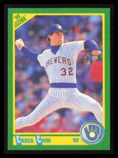 Chuck Crim 1990 Score #108  Milwaukee Brewers