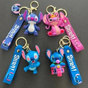 NEU Lilo and Stitch Schlüsselanhänger Anhänger 3D Figur Stich Silikon Keychain US LAGER - Bild 1 von 9