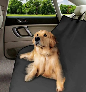 COPRISEDILE TELO POSTERIORE AUTO PER CANI NERO UNIVERSALE IMPERMEABILE 142x119 - Foto 1 di 3