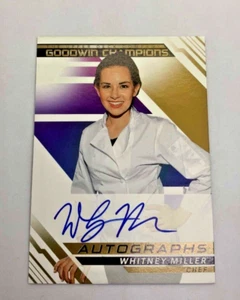 Master Chef "WHITNEY MILLER" Auto Goodwin Champions Upper Deck Season 1 Winner - Picture 1 of 2