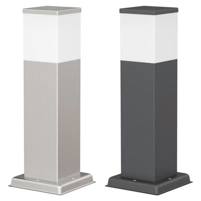 Wegelicht / Pollerleuchte / Gartenleuchte POLLY für außen, IP44, 35 cm, chrom, - Bild 1 von 4