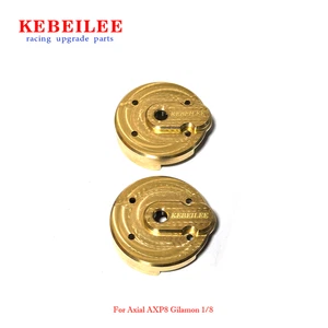 KEBEILEE CNC Upgrade Brass Portal Cover For Axial 1:8 AXP8 Gilamon 2.2 - Picture 1 of 8