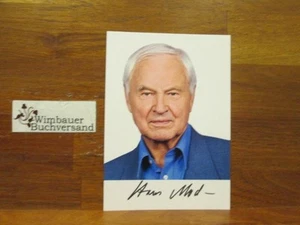 Original Autogramm Hans Modrow Ministerpräsident DDR /// Autogramm Autograph si - Bild 1 von 3