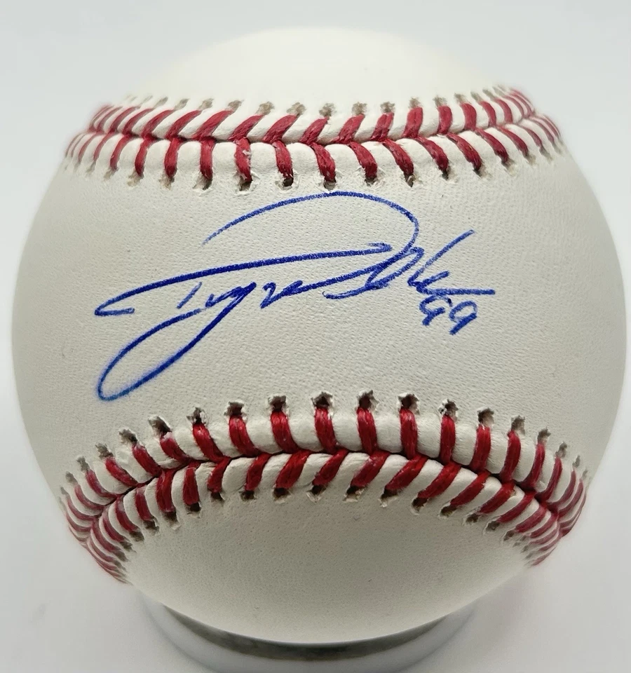 Taijuan Walker Firmado Rawlings Oficial Grandes Ligas Béisbol Autografiado Foto 1 de 2