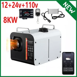 2025 Diesel Air Heater All-in-one 12V 8KW bluetooth App LCD for Car RV Indoors - Picture 1 of 20