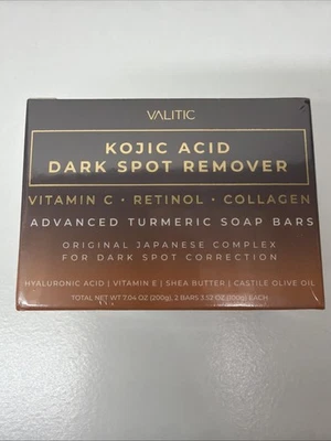 VALITIC Kojic Acid Dark Spot Removal Soap with Vitamin C & Retinol (2 Pack)New - Image 1 of 4