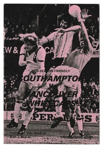 Southampton v Vancouver Whitecaps 1979/80 Mid-Season Friendly - Picture 1 of 1