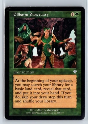 MTG Magic the Gathering Card - Elfhame Sanctuary - Invasion - Uncommon - Image 1 of 4