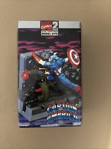 1998 Captain America Plastic Model Kit - Marvel Comics - Sealed - Picture 1 of 1