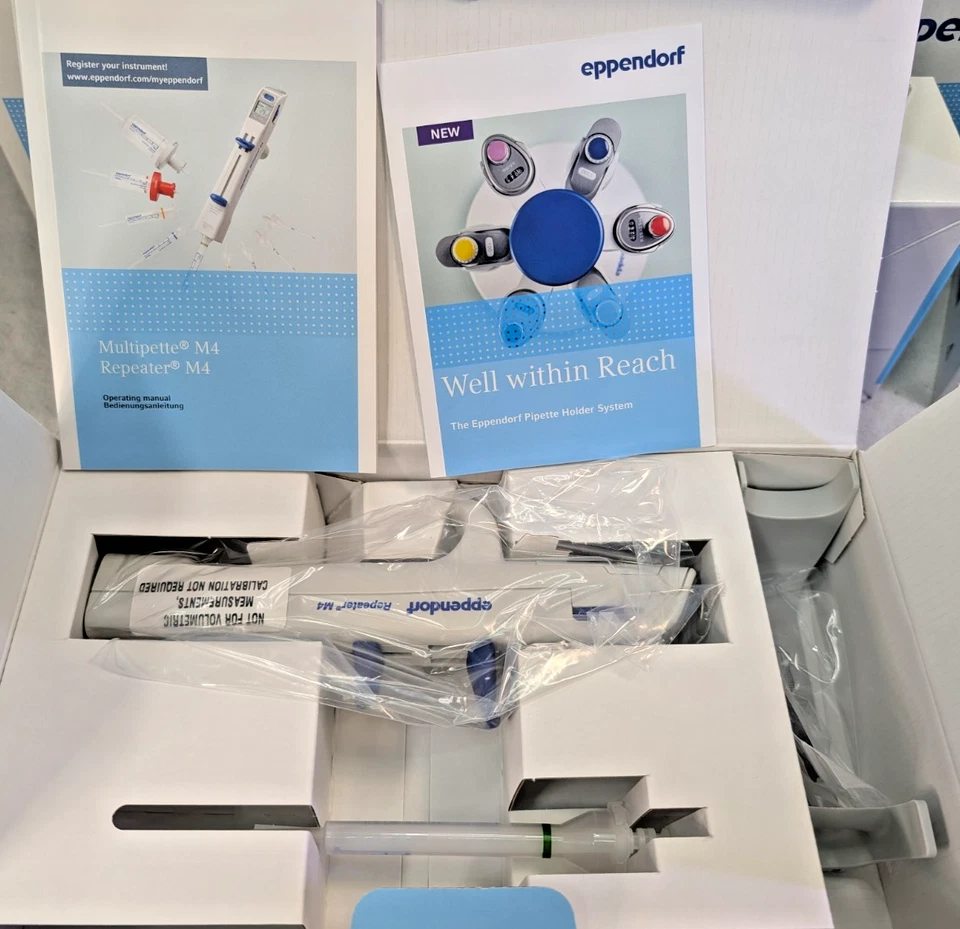 Kit de inicio repetidor Eppendorf M4; NUEVO; suministros que pronto caducan Foto 1 de 4