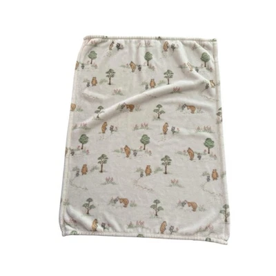 Disney Winnie the Pooh Bear Collection детское одеяло поросенок деревья мягкое 30x40 б/у в отличном состоянии - Изображение 1 из 3