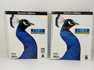 BJU Press Life Science 4th Edition Teacher's Editions Books A & B, with CD - Picture 1 of 21