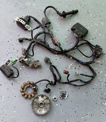 Kawasaki Kx450f 09 2009 Electrical System CDI Stator Wiring Harness Coil Foto 1 de 4