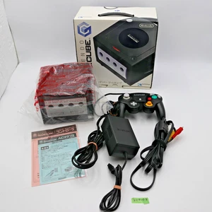 Nintendo Game cube Console Black DOL-001 controller NTSC-U/C US/Canada Boxed - Picture 1 of 20