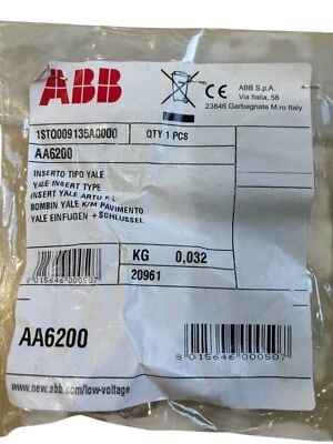 ABB AA6200, 1STQ009135A0000, tipo inserto Yalo - Imagem 1 de 3