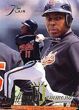 1994 Flair Baltimore Orioles Baseball Card #2 Jeffrey Hammonds