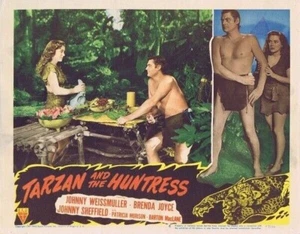 Tarzan and the Huntress 10"x8" Lobby Card Repro - Johnny Weissmuller #1480 - Imagen 1 de 1