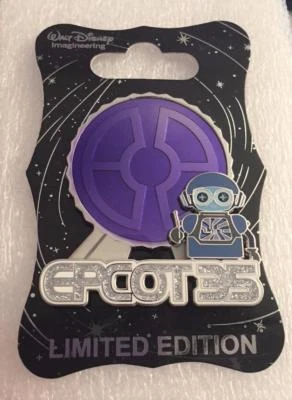 NEW Disney WDI Epcot Center 35th Anniversary Communicore SMRT-1 Robot Pin LE 250 - Image 1 of 3