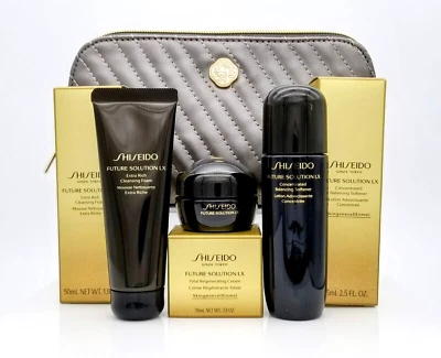 Shiseido Future Solution LX Total Regenerating Cream Concentrated Softener SET - Image 1 of 4