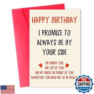 ACHICGIRL Funny Birthday Card for Him, Romantic Birthday Gift for Husband, Bo - Picture 1 of 5