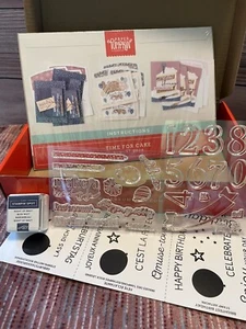 Stampin' Up! Paper Pumpkin TIME FOR CAKE Full Kit September 2024 w/stamps & ink - Picture 1 of 4