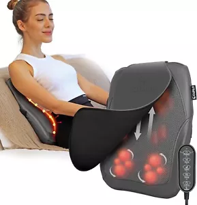 CuPiLo Shiatsu Low Back Massager - 3D Kneading Massage Pillow for Pain Relief - Picture 1 of 6