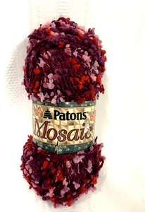 Patons MOSAIC Yarn ~ MARBLE #12317 ~50g 1.75 oz Acrylic Nylon - Picture 1 of 6