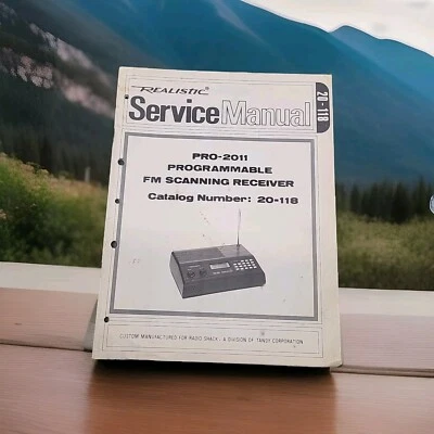 Genuine Realistic Service Manual For Pro-2010 Programmable Scanner Cat. 20-118 - Image 1 of 4