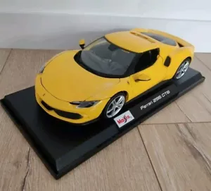 Maisto Ferrari 296 GTB Yellow 1:18 Diecast Car special edition - Picture 1 of 9