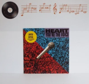 Heart You’re The Voice Red Vinyl 10” Single Limited Edition - EX - Picture 1 of 3
