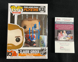 Claude Giroux Signed Philadelphia Flyers Funko Pop Figure #33 JSA COA Senators