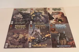 ATOMIC ROBO DOGS OF WAR 1-5 ROT 5 COMIC SET KOMPLETT CLEVINGER POWELL 2009 SEHR GUTER ZUSTAND/NM - Bild 1 von 5
