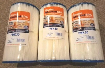 (3) Pleatco PWK30 / Unicel C-6330 Spa Filter Cartridges, Watkins Hot Spring Spas - Image 1 of 2