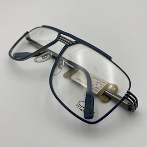 Marco de gafas de titanio Cazal 7094 003 para hombre azul/metal borde completo piloto 60 mm - Imagen 1 de 13