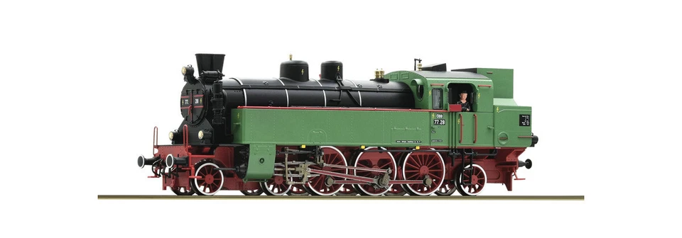 Roco 70084 Dampflokomotive 77.28, ÖBB, Sound Neuware - Bild 1 von 1