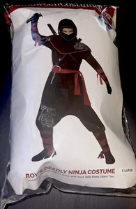 Deadly Ninja Costume For Boys X LARGE Complete! - Picture 1 of 5