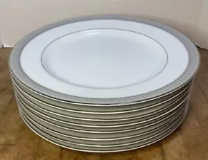Mikasa Platinum Crown L3428 Set Of 8 Salad Plates New With Tags* 8.25” Diameter - Picture 1 of 7