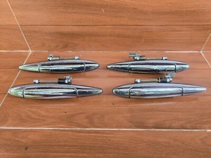 NISSAN CEFIRO A31 1988-94 DOOR EXTERIOR HANDLE CHROME set of4 FR,FL,RR,RL Origin - Picture 1 of 18