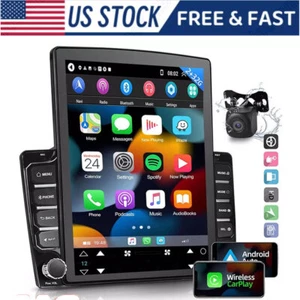 Android13.0 Double Din Car Stereo Wireless Apple CarPlay Radio GPS Navi WiFi FM - Picture 1 of 13