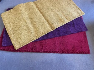 homeart Area Rug - Tappeto Shaggy Super Morbido, Viola, Oro, Rosso 80x150cm - Foto 1 di 7