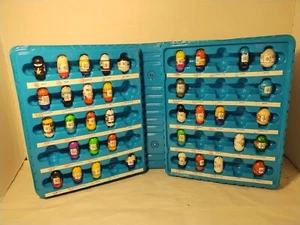 Mighty Beanz Series 1 Incomplete Collection Moose Brand 37 Beans Blue Case 2010 - Picture 1 of 5