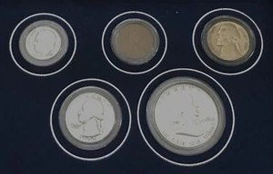 1952 Geburtsjahr Kursmünzensätze Penny Nickel Groschen Viertel 1/2 Dollar reines Silber 1$ - Bild 1 von 7