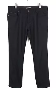 Bogner Modern Fit Pants Men US 36S Wool Cashmere Zipper Fly Black - Picture 1 of 8