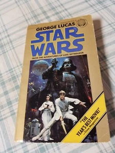 Star Wars George Lucas 1977 Movie Novelization Paperback Good Condition vintage - Picture 1 of 3