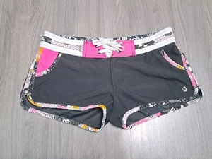 Volcom Miss Mod In The Soup Board Shorts Womens Sz 5 Swimming Beach Surfers - Picture 1 of 10