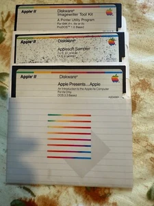 Logiciel Apple II : Apple Diskware - Kit d'outils Imagewriter, échantillonneur, cadeaux - Photo 1/15
