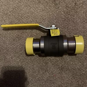 APOLLO POWERPRESS. P/N: 89FV-H47-01. 1 1/2" CARBON STEEL GAS BALL VALVE. 200 CWP - Picture 1 of 7